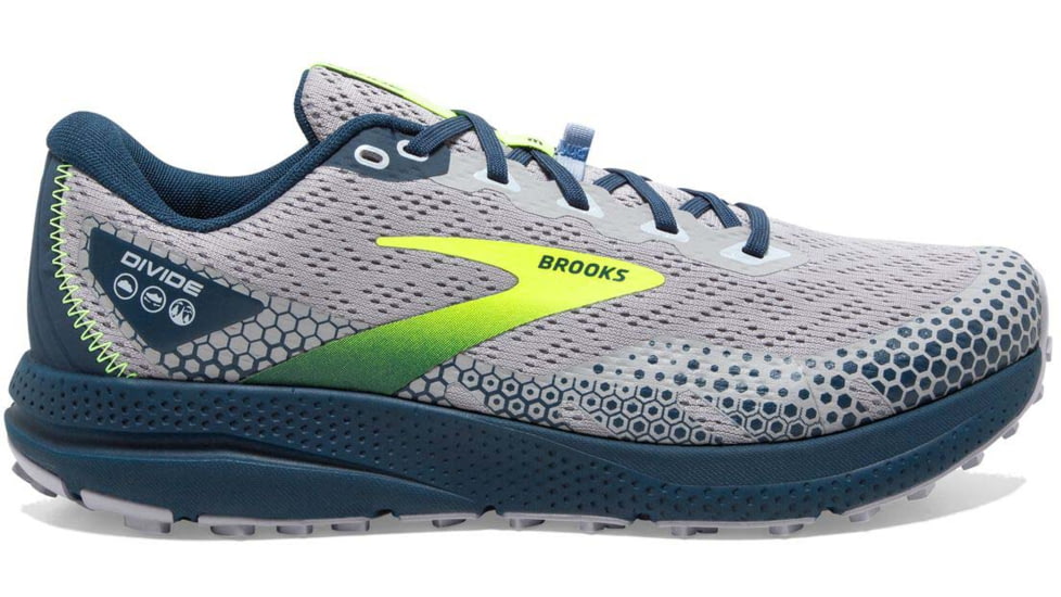 Brooks Divide 3 Running Shoes - Mens, Alloy/Titan/Nightlife, 13.0, 1103811D046.130