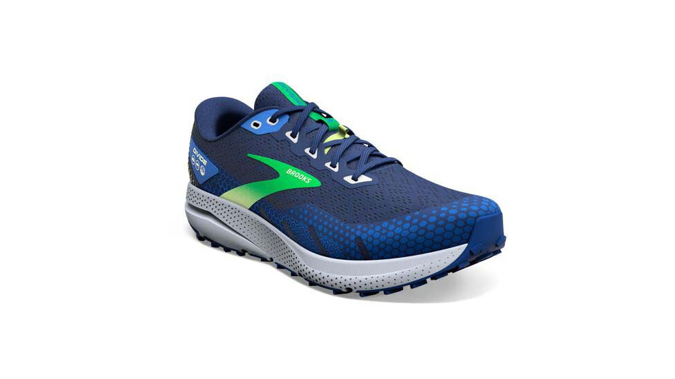 Brooks Divide 3 Running Shoes - Mens, Blue/Green/Grey, 13.0, 1103811D436.130