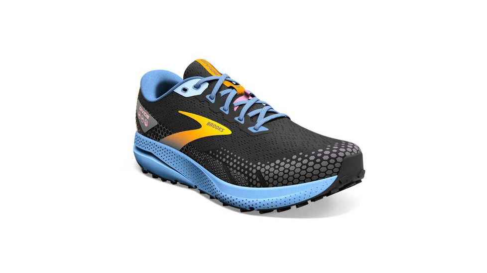 Brooks Divide 3 Running Shoes - Womens, Medium, Black/Blue/Yellow, 9.5, 1203681B096.095