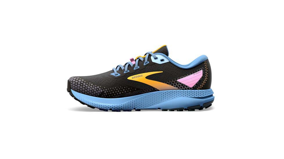 Brooks Divide 3 Running Shoes - Womens, Medium, Black/Blue/Yellow, 9.5, 1203681B096.095