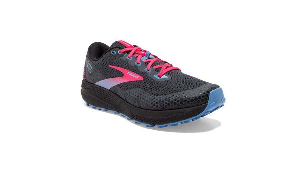 Brooks Divide 3 Running Shoes - Womens, Medium, Ebony/Black/Diva Pink, 8.0, 1203681B057.080