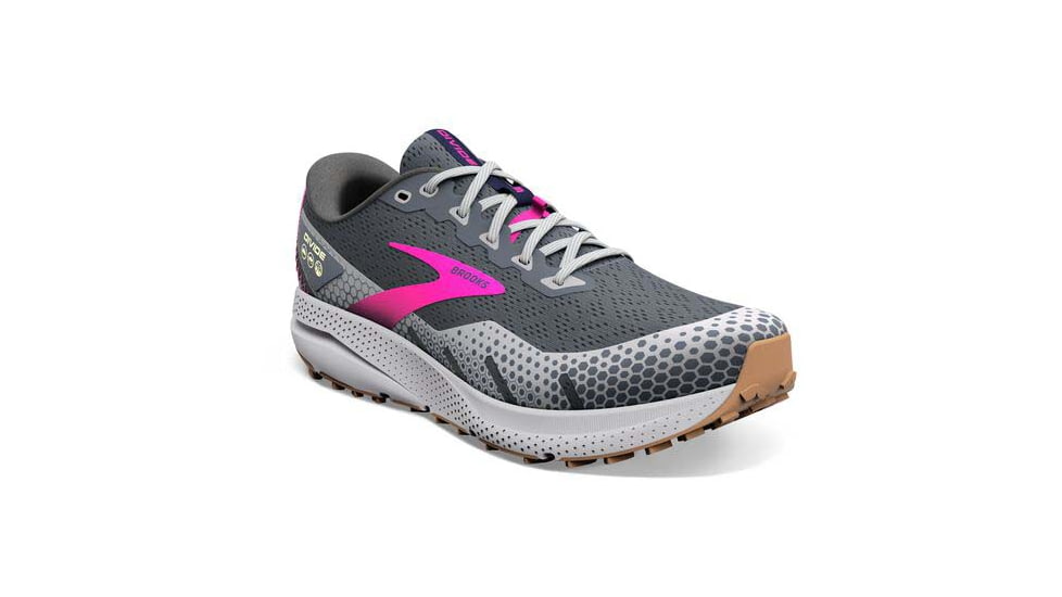 Brooks Divide 3 Running Shoes - Womens, Medium, Ebony/Grey/Pink, 7.5, 1203681B009.075