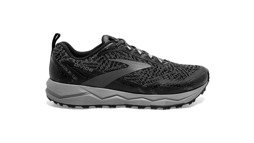 Brooks Divide Trailrunning Shoe - Mens, Black/Grey, 8D, 1103331D040.080