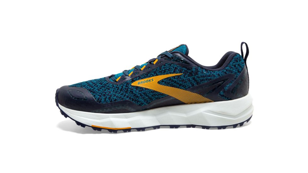 Brooks Divide Trailrunning Shoe - Mens, Lagoon/Navy/Golden Rod, 8D, 1103331D435.080