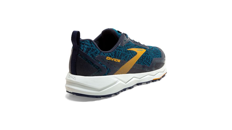 Brooks Divide Trailrunning Shoe - Mens, Lagoon/Navy/Golden Rod, 8D, 1103331D435.080