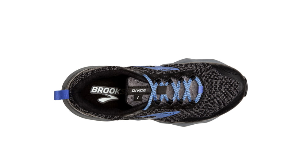 Brooks Divide Trailrunning Shoes - Womens, Grey/Black/Cornflower Blue, 7B, 1203211B080.070