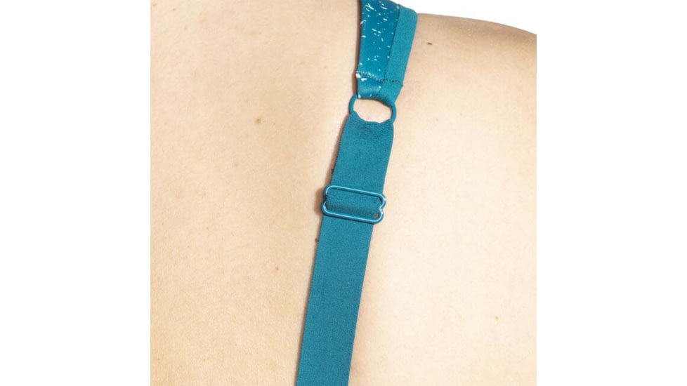 Brooks Drive Convertible Run Bra - Womens, Lagoon Speckle Print, 32DD, 350081464.0322D