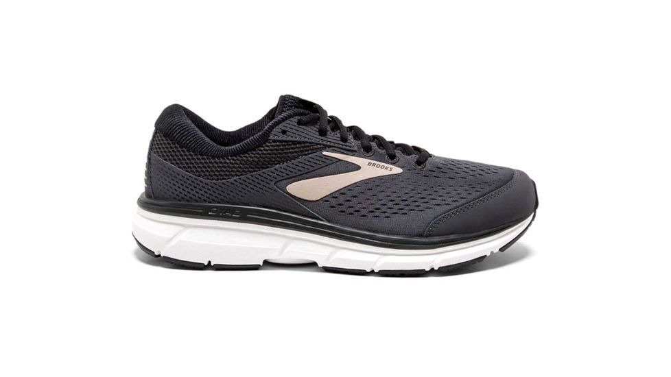 Brooks Dyad 10 - Mens, Grey/Black/Tan, Medium, 9.0, 1102861D082.090