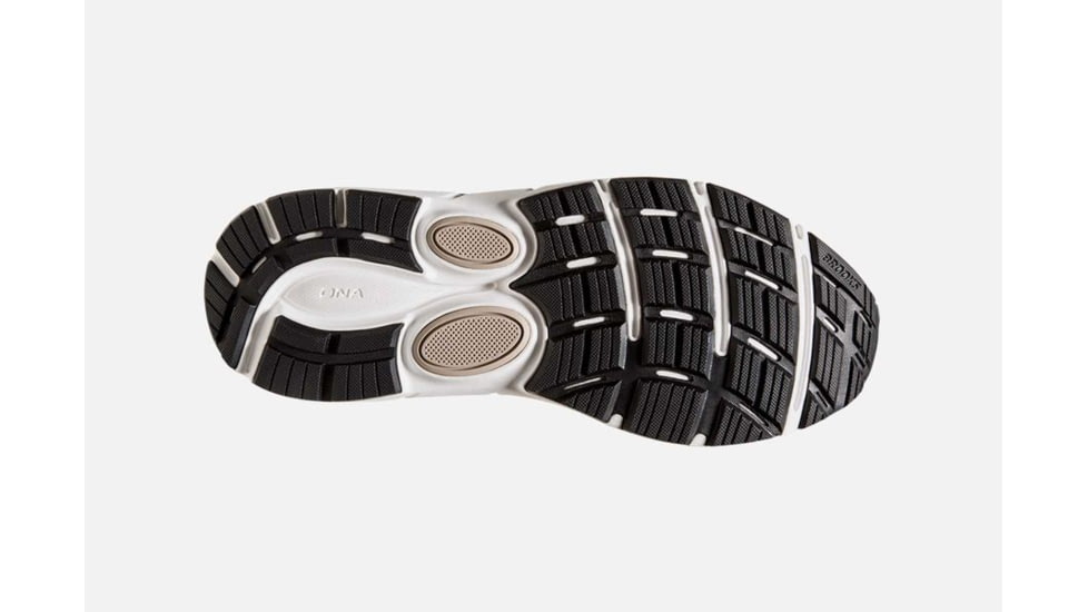 Brooks Dyad 10 Mens Road Running Shoes, Grey/Black/Tan, 12 US, Wide, 1102862E082.120