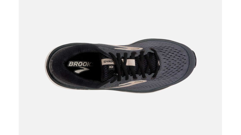 Brooks Dyad 10 - Men's, Grey/Black/Tan, Medium, 9.0, 1102861D082.090