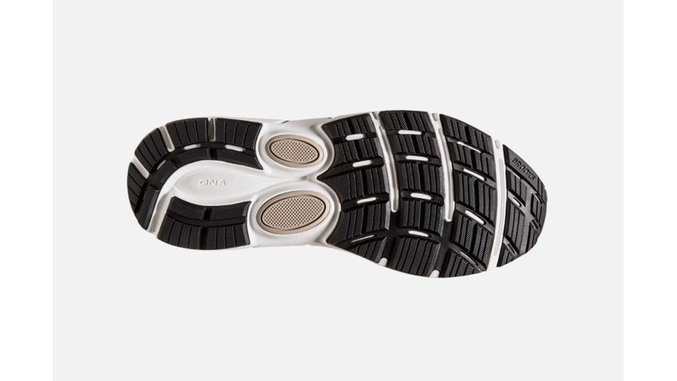 Brooks Dyad 10 Mens Road Running Shoes, Grey/Black/Tan, 9 US, Medium, 1102861D082.090