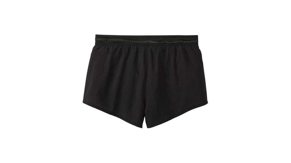 Brooks Elite 3in Split Short - Mens, Black/Nightlife, M, 211390070.030