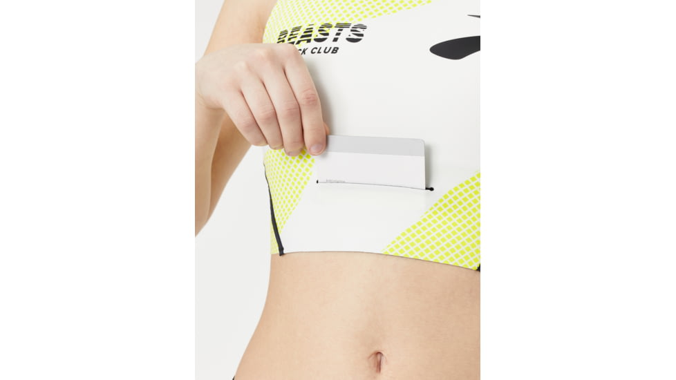 Brooks Elite Crop - Womens, Beasts Gradient Print, S, 221538780.025