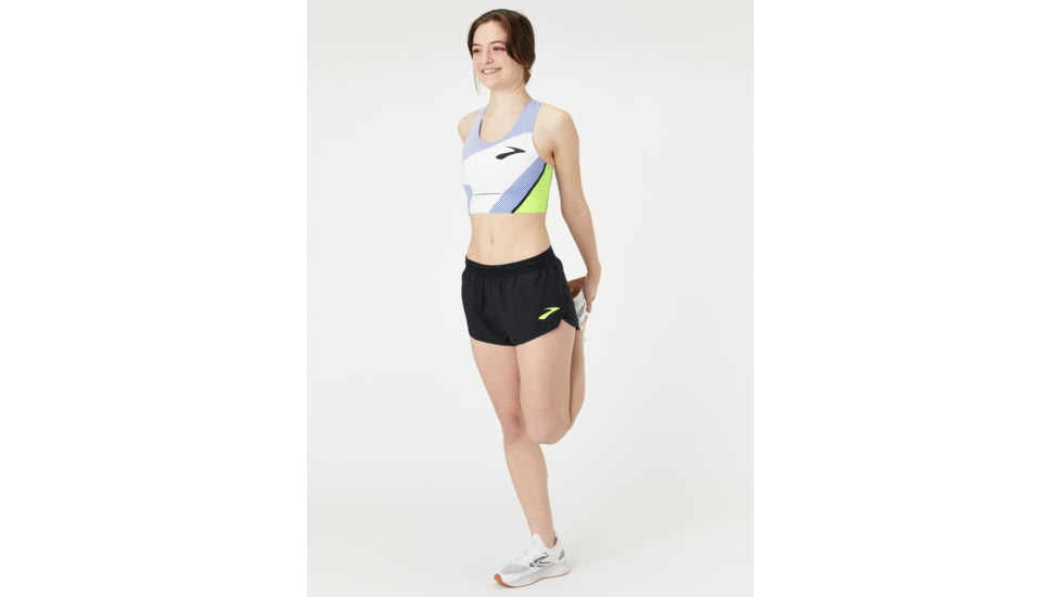 Brooks Elite Crop - Womens, Mavericks Gradient Print, M, 221538471.030