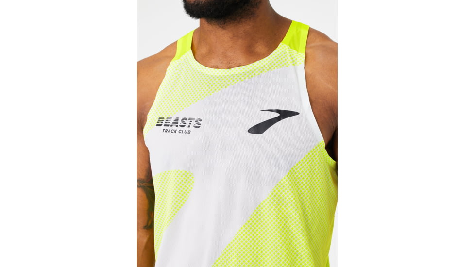 Brooks Elite Singlet - Mens, Beasts Gradient Print, S, 211392780.025