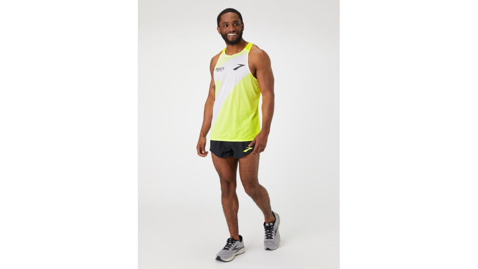 Brooks Elite Singlet - Mens, Beasts Gradient Print, S, 211392780.025