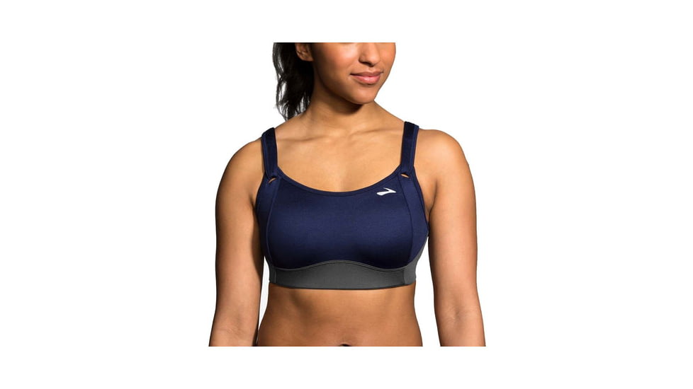 Brooks Fiona Bra, Navy/Asphalt, 32 C/D, 350064-Nvy/Aphlt-32-C/D