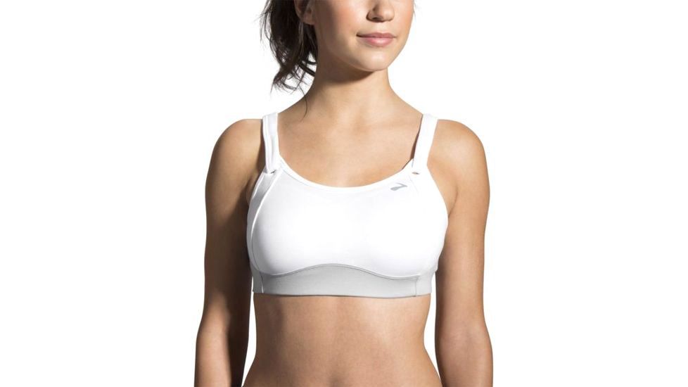 Brooks Fiona Bra, Sterling/White, 30 B, 350064-Sterling/Wht-30-B