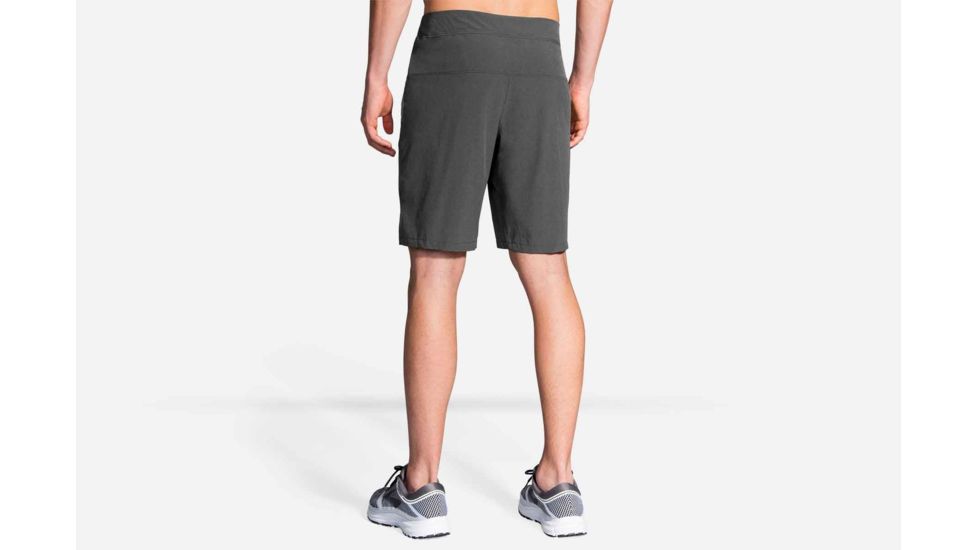 Brooks Fremont 9 Inch Linerless Men's Running Short, Asphalt, Large 211131-Asphalt-L