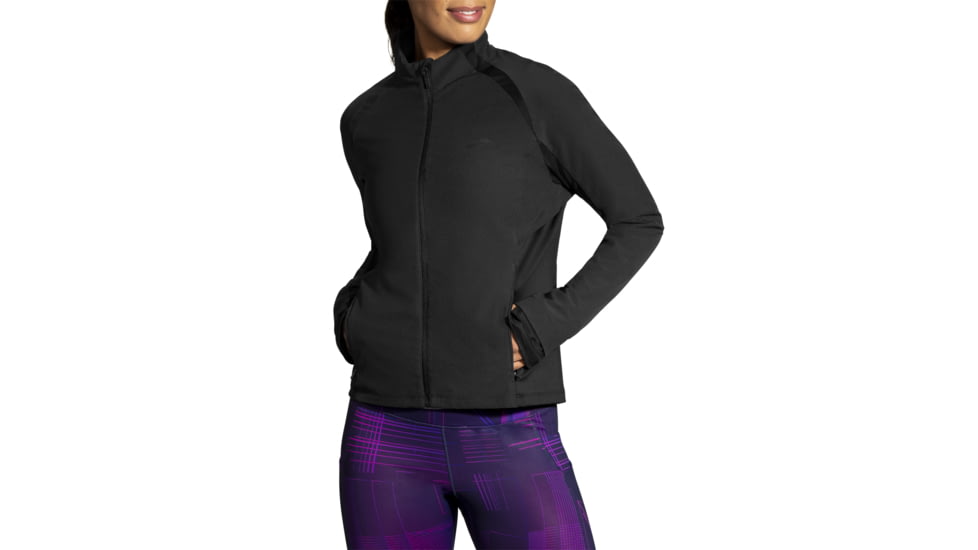Brooks Fusion Hybrid Jacket - Women's, Small, Black, 221499001.025