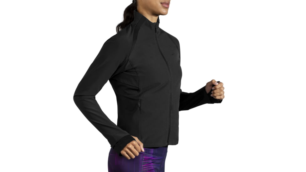 Brooks Fusion Hybrid Jacket - Women's, Small, Black, 221499001.025