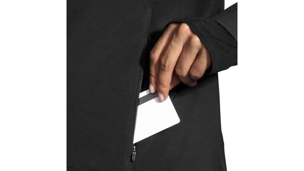 Brooks Fusion Hybrid Jacket - Women's, Small, Black, 221499001.025