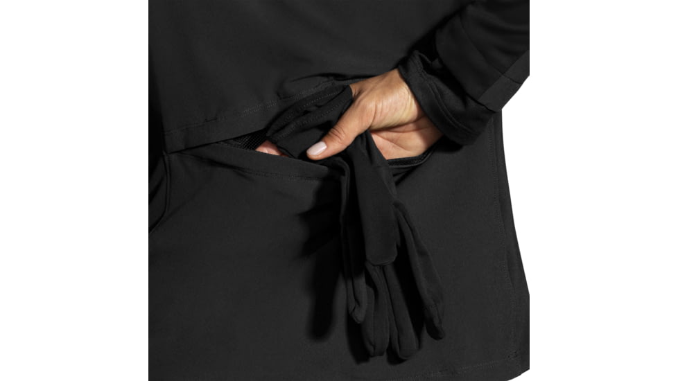 Brooks Fusion Hybrid Jacket - Women's, Small, Black, 221499001.025