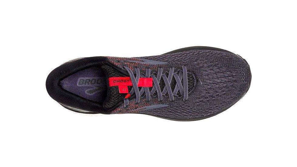 Brooks Ghost 11 Road Running Shoes - Mens, Black/Graystone/Cherry, Medium, 8, 1102881D038.080