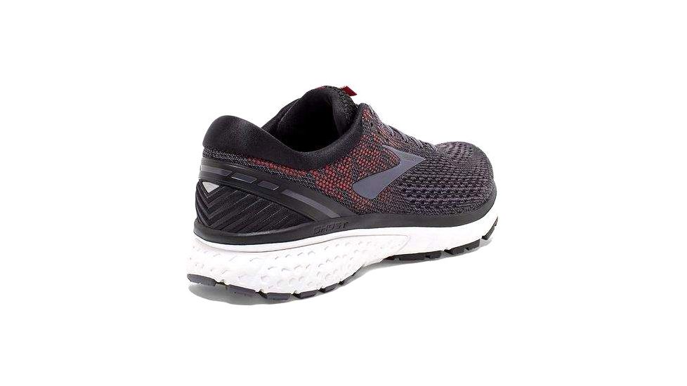 Brooks Ghost 11 Road Running Shoes - Mens, Black/Graystone/Cherry, Medium, 8, 1102881D038.080