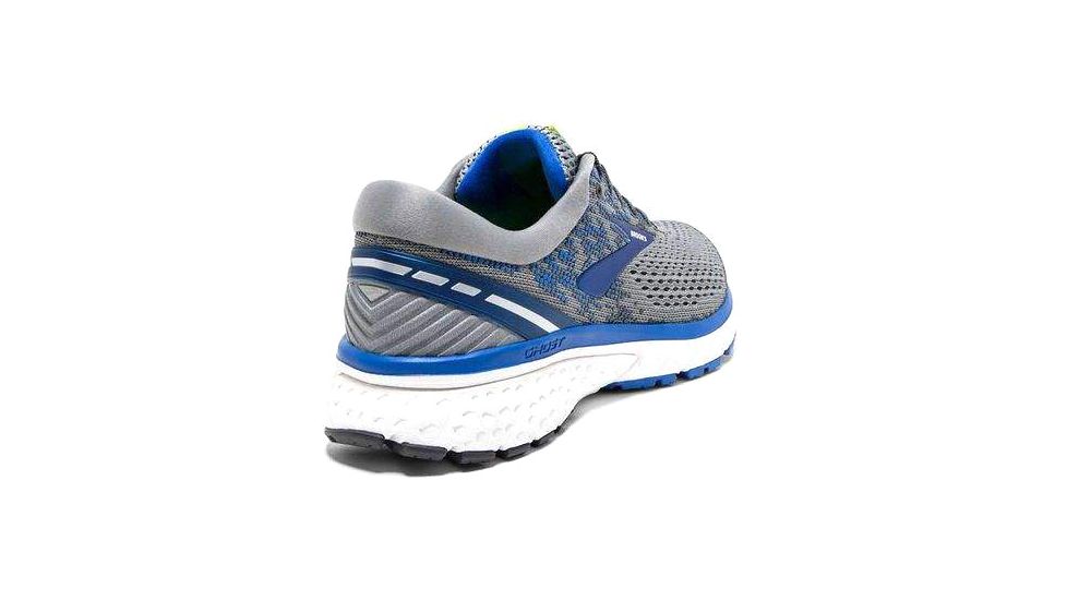 Brooks Ghost 11 Road Running Shoes - Mens, Grey/Blue/Silver, Extra Wide, 9 US, 1102884E006.090