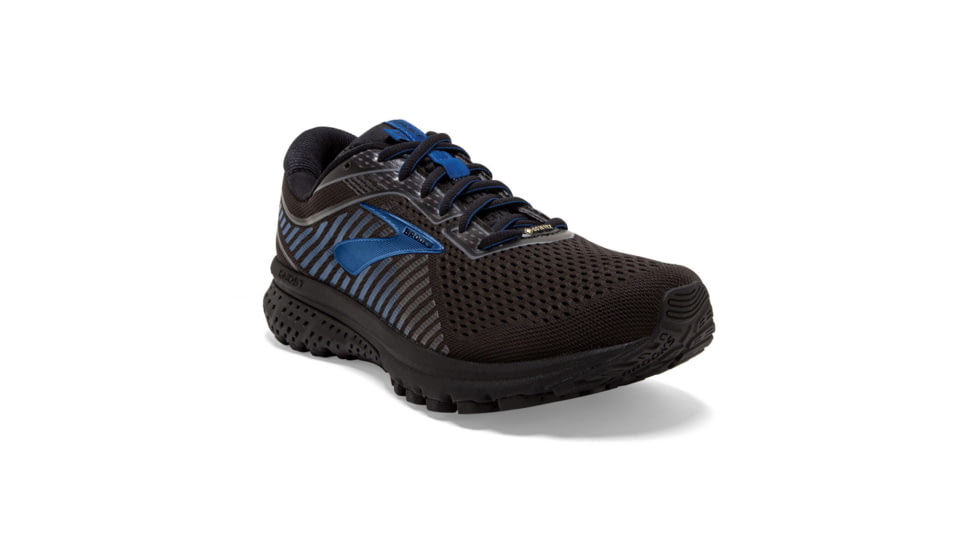 Brooks Ghost 12 GTX Road Running Shoe - Mens, Black/Ebony/Blue, 12D, 1103111D064.120