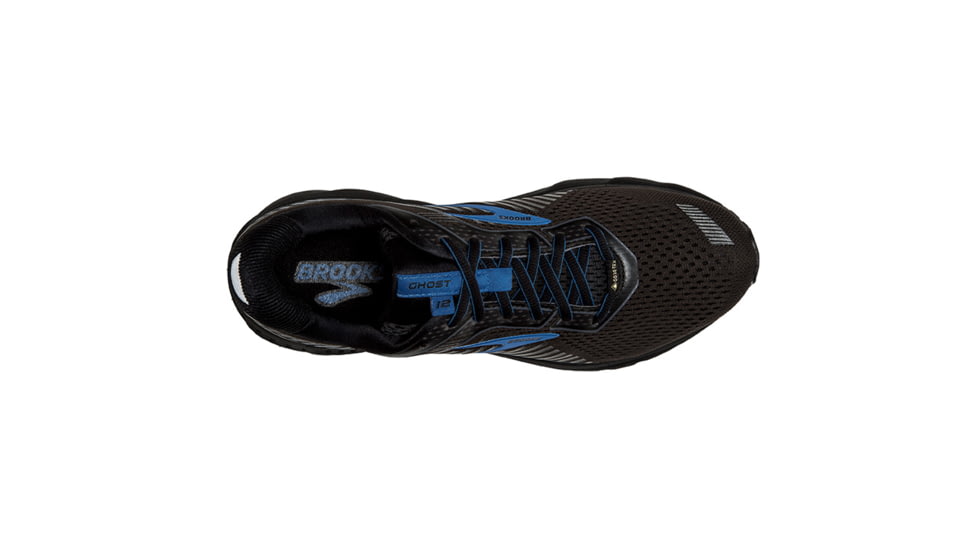 Brooks Ghost 12 GTX Road Running Shoe - Mens, Black/Ebony/Blue, Medium, 12.5, 1103111D064.125