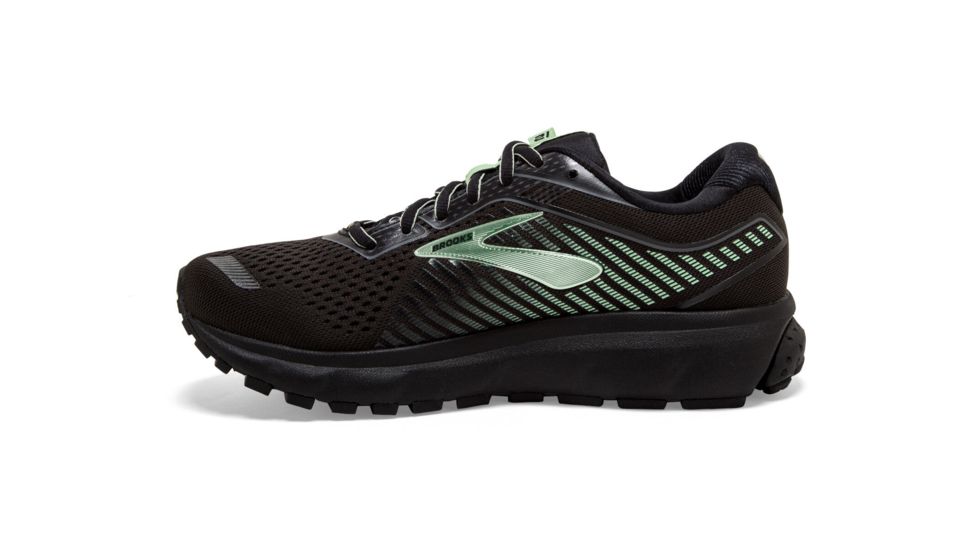 Brooks Ghost 12 GTX Road Running Shoe - Womens, Black/Ebony/Aqua, 9.5B, 1202991B010.095