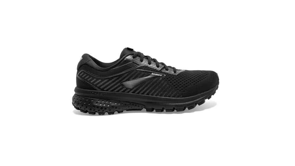 Brooks Ghost 12 Road Running Shoe - Mens, Black/Grey, Medium, 7.0, 1103161D040.070