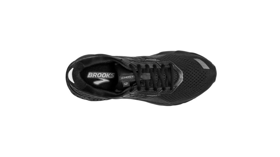 Brooks Ghost 12 Road Running Shoe - Mens, Black/Grey, Medium, 7.0, 1103161D040.070