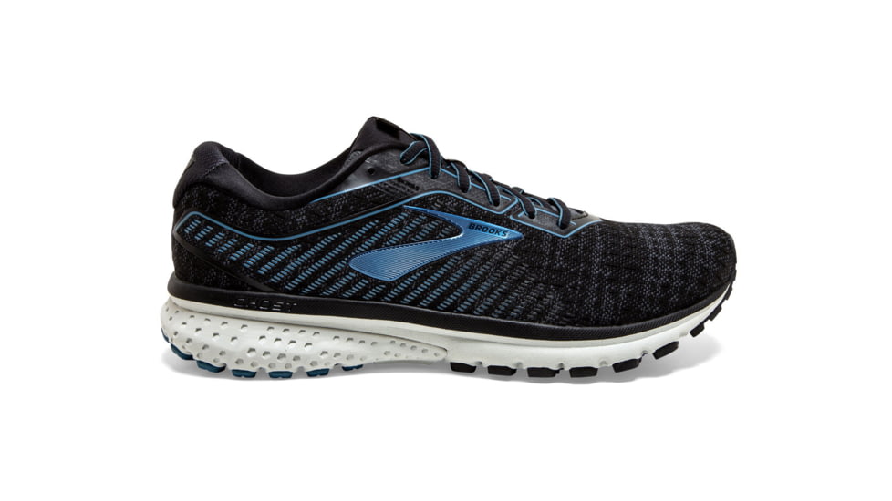 Brooks Ghost 12 Road Running Shoe - Mens, Black/Grey/Stellar, 10.5D, 1103161D058.105