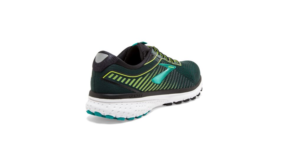 Brooks Ghost 12 Road Running Shoe - Mens, Black/Lime/Blue Grass, Narrow, 8.0, 1103161B018.080