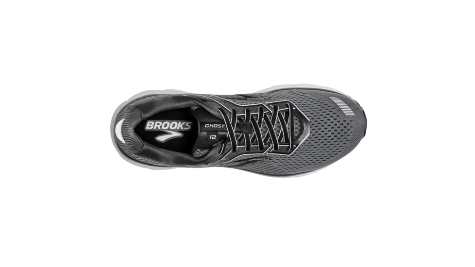 Brooks Ghost 12 Road Running Shoe - Mens, Black/Pearl/Oyster, Medium, 7.0, 1103161D075.070