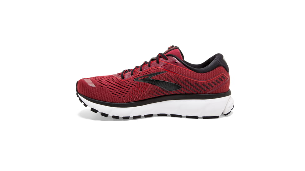 Brooks Ghost 12 Road Running Shoe - Mens, Red/Biking Red/Black, Medium, 7.0, 1103161D661.070