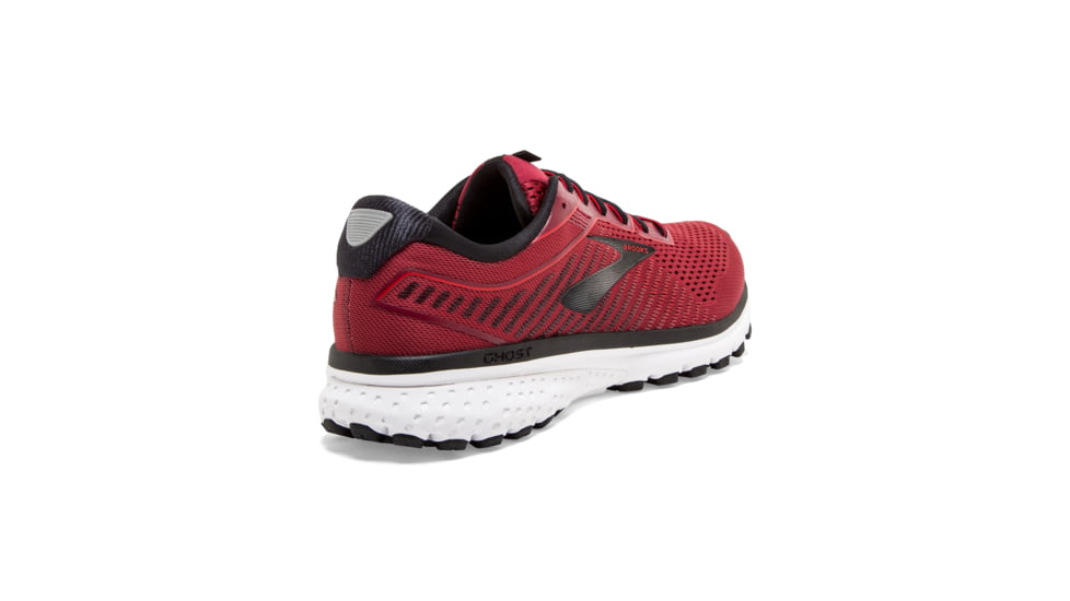 Brooks Ghost 12 Road Running Shoe - Mens, Red/Biking Red/Black, Medium, 7.0, 1103161D661.070