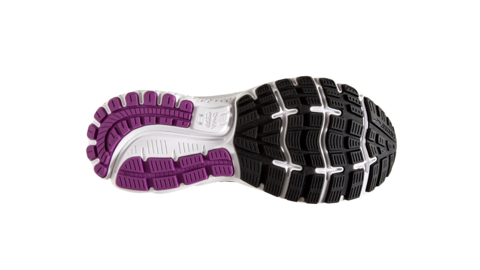 Brooks Ghost 12 Road Running Shoe - Womens, Black/Hollyhock/Pink, 7B, 1203051B063.070