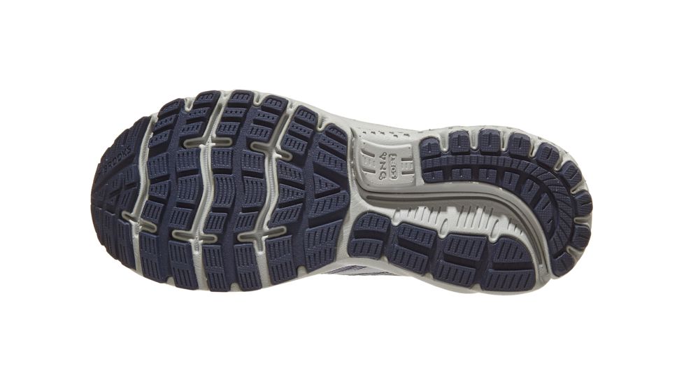 Brooks Ghost 12 - Womens, Granite/Peacoat/Peach, Medium, 6.0, 1203051B086.060