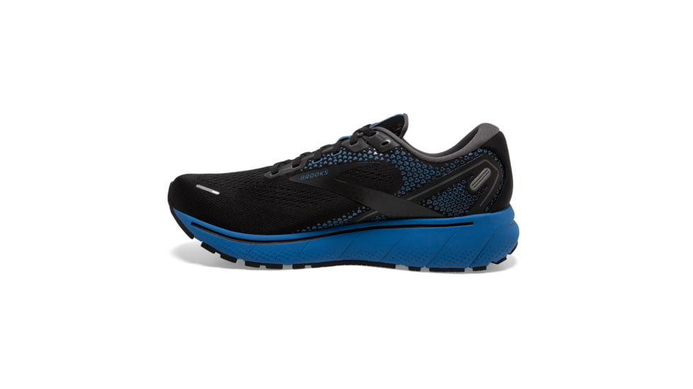 Brooks Ghost 14 Shoes - Mens, Black/Blackened Pearl/Blue, 7.5 US, Medium Width, 1103691D056.075
