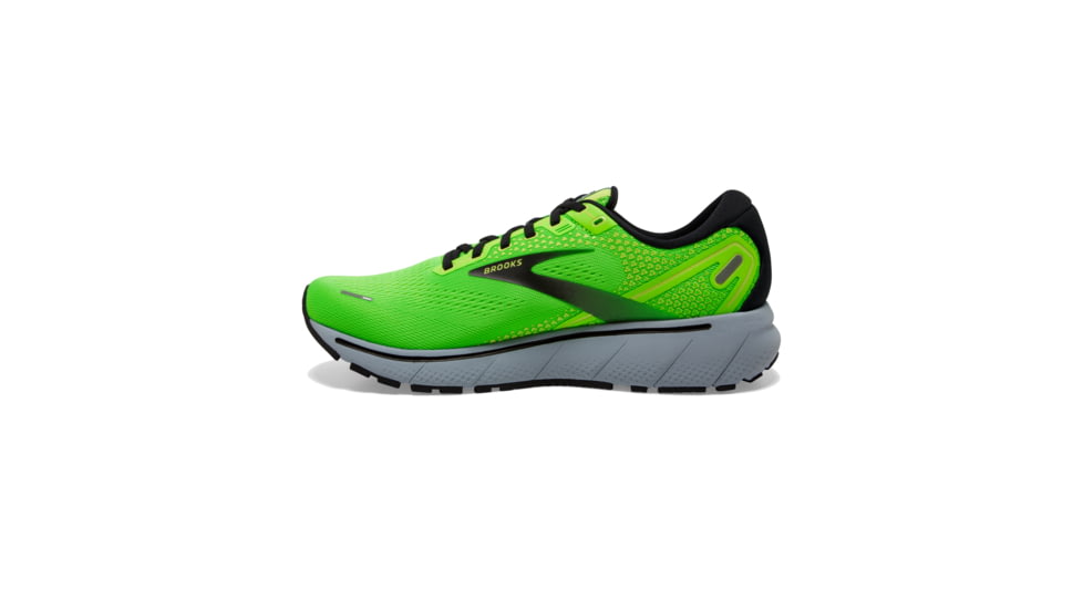 Brooks Ghost 14 Shoes - Mens, Green Gecko/Blue/Black, 9 US, Medium Width, 1103691D310.090