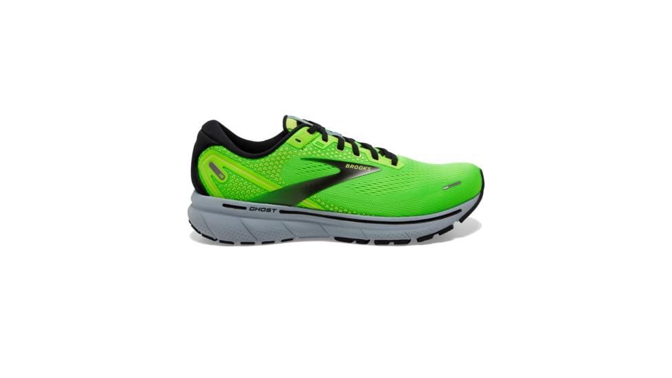 Brooks Ghost 14 Shoes - Mens, Green Gecko/Blue/Black, 9 US, Medium Width, 1103691D310.090