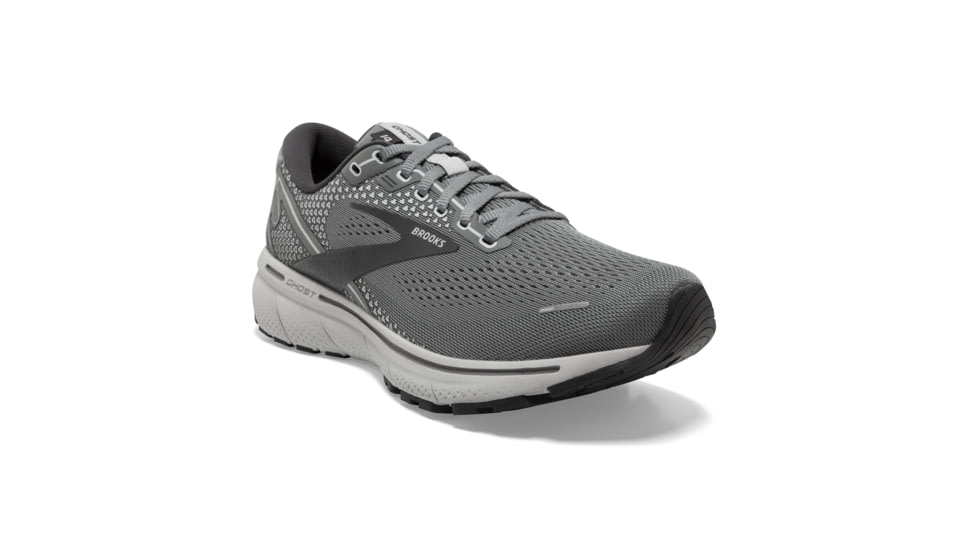 Brooks Ghost 14 Shoes - Mens, Grey/Alloy/Oyster, 9.5 US, Narrow Width, 1103691B067.095