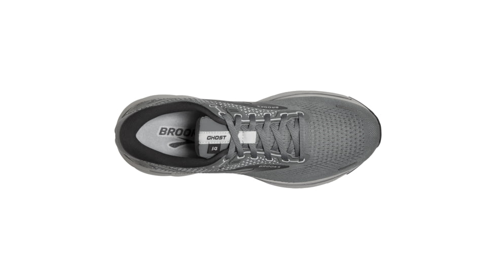 Brooks Ghost 14 Shoes - Mens, Grey/Alloy/Oyster, 9.5 US, Narrow Width, 1103691B067.095