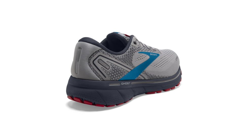 Brooks Ghost 14 Shoes - Mens, Grey/Blue/Red, 11.5 US, Medium Width, 1103691D078.115