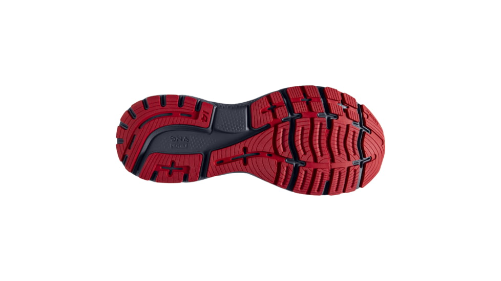 Brooks Ghost 14 Shoes - Mens, Grey/Blue/Red, 11.5 US, Medium Width, 1103691D078.115