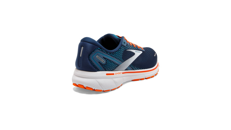 Brooks Ghost 14 Shoes - Mens, Titan/Teal/Flame, 7 US, Medium Width, 1103691D488.070